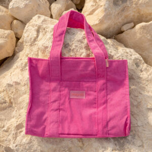 Mayoh beach bag in the colour pink