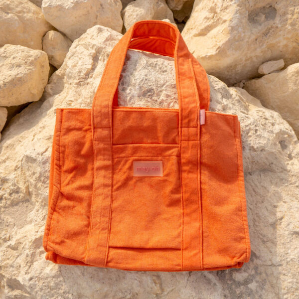 Mayoh beach bag in the colour orange