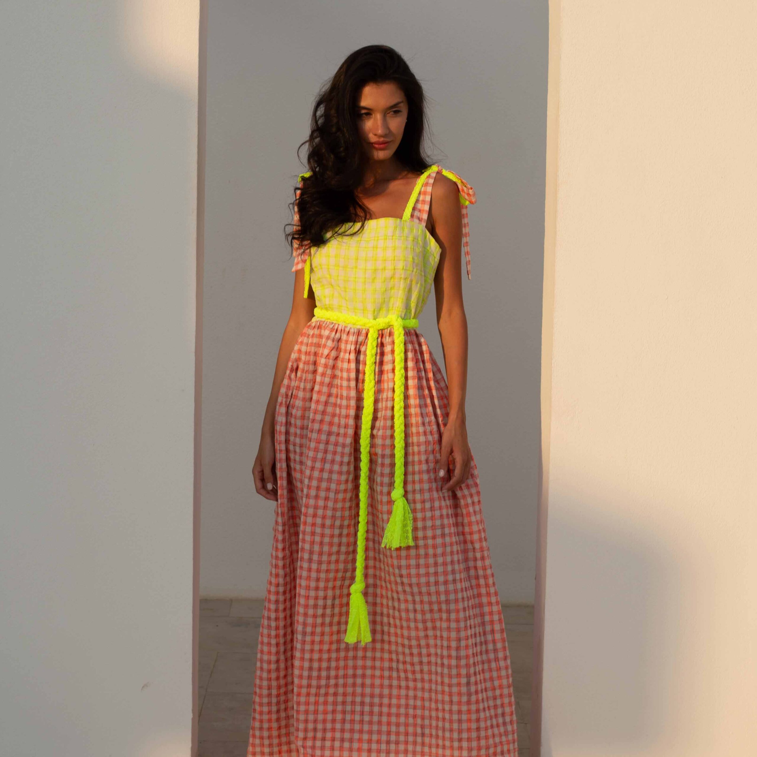 Neon Picnic Dress