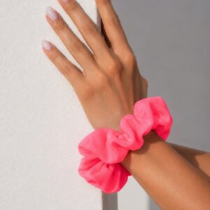Pink Neon Scrunchy