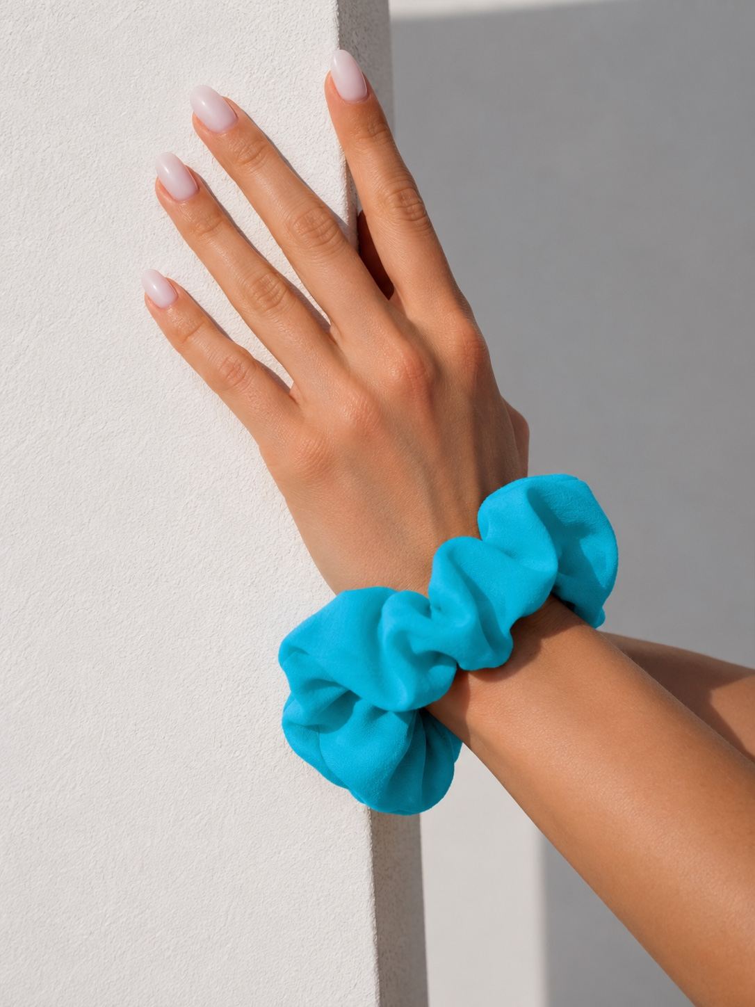 Cayan Blue Scrunchy